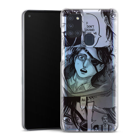 coque samsung A21S Hange Zoe attaque sur Titan