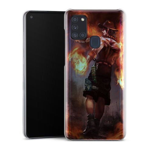 coque samsung A21S One Piece Ace Fire