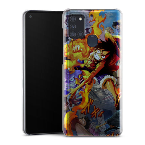 coque samsung A21S One Piece Luffy Attack