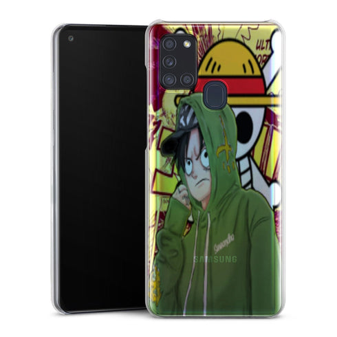 coque samsung A21S Singe Luffy