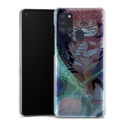coque samsung A21S Sukuna pleine puissance Jujutsu Kaisen