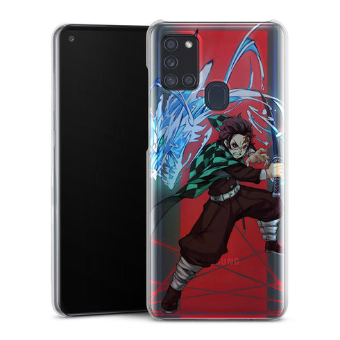 coque samsung A21S Tanjiro Dragon Phone