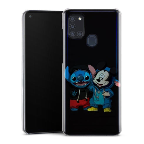 coque samsung A21S Stitch x the mouse