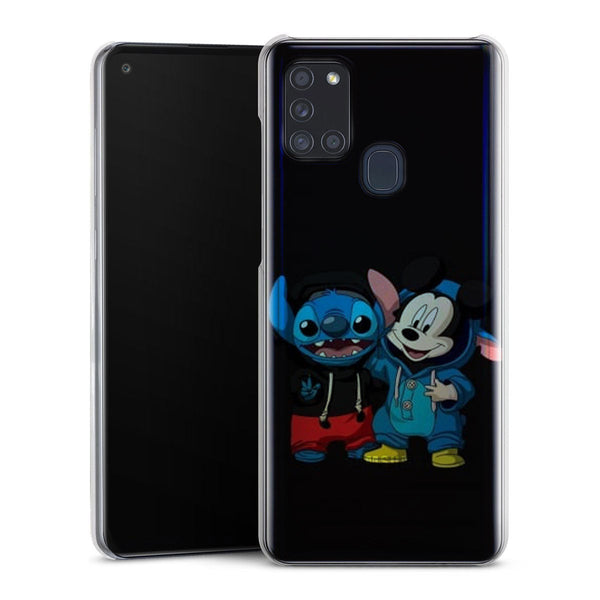 coque samsung A21S Stitch x the mouse