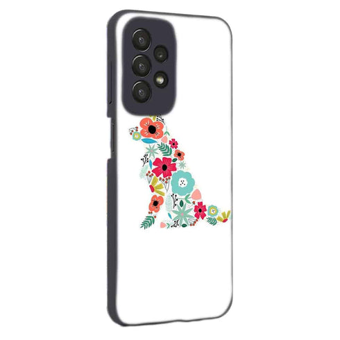 Coque Samsung Galaxy A23 5G Border Collie floral
