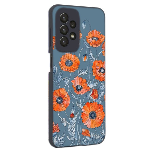 Coque Samsung Galaxy A23 5G Coquelicots floral botanical art