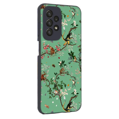 Coque Samsung Galaxy A23 5G Monde des singes vert