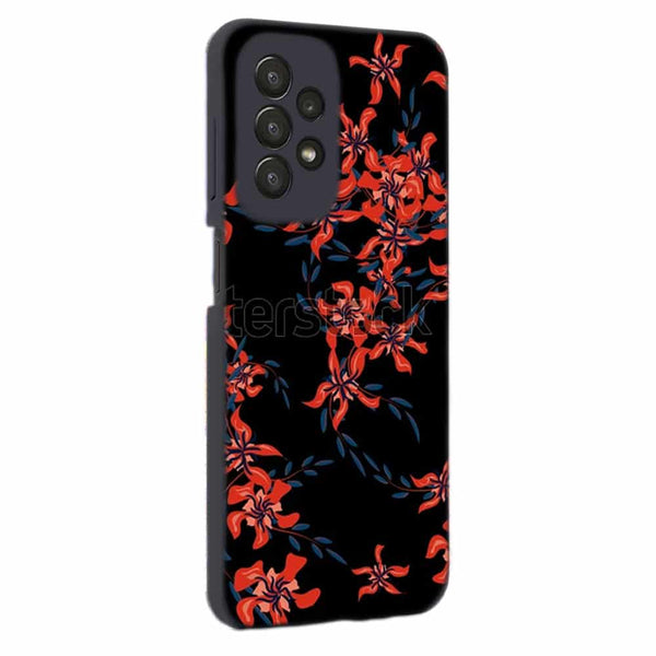Coque Samsung Galaxy A23 5G Rouge en Noir