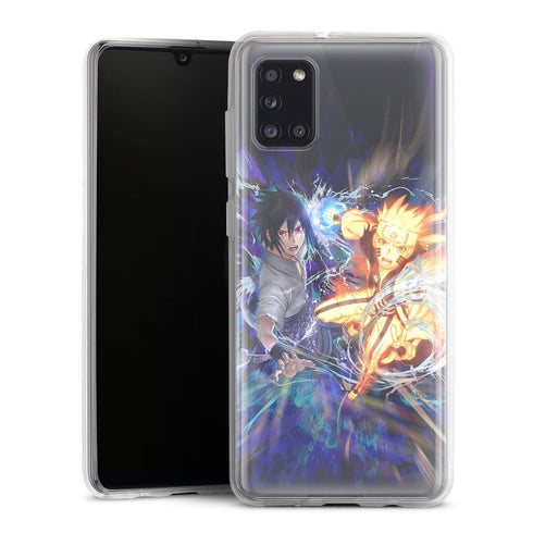 Coque Samsung Galaxy A31 Fight Naruto Sasuke - MaCoquePerso