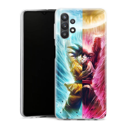 Goku et Black Goku | Coque Telephone iPhone, Samsung Galaxy, Huawei, Oppo, Xiaomi - Silicone, SAMSUNG GALAXY A32 5G