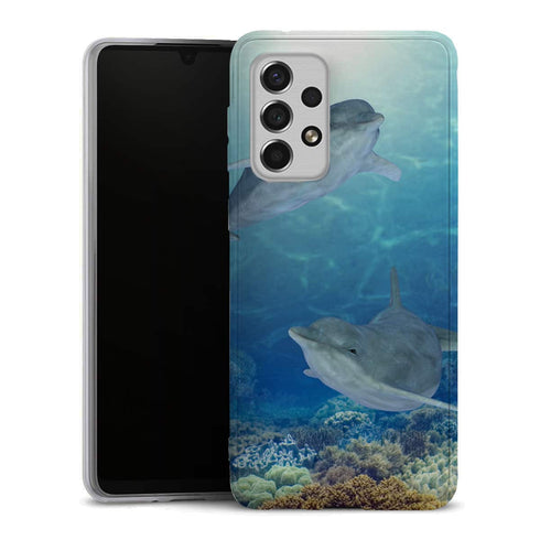 Coque Samsung Galaxy A33 5G Dauphins-Heureux