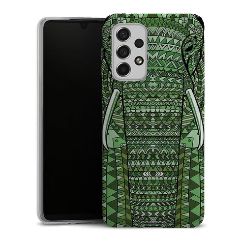 Coque Samsung Galaxy A33 5G Elephant Vert Azteque