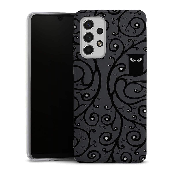 Coque Samsung Galaxy A33 5G Hibou Noir et Blanc