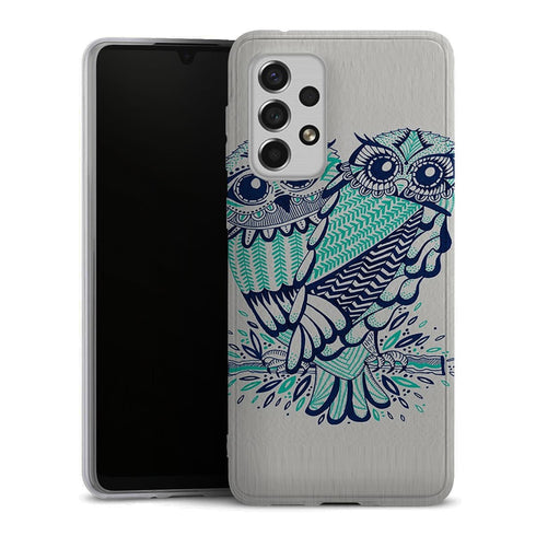 Coque Samsung Galaxy A33 5G Hiboux Turquoises