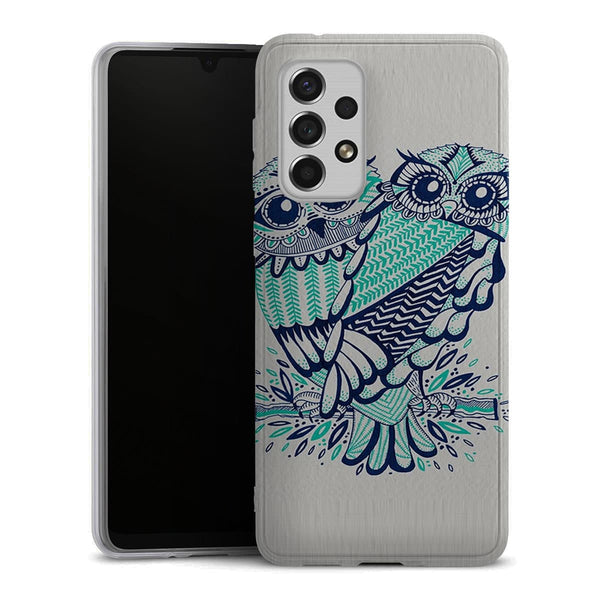 Coque Samsung Galaxy A33 5G Hiboux Turquoises