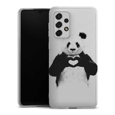 Coque Samsung Galaxy A33 5G Panda Love
