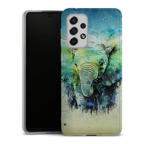 Coque Samsung Galaxy A33 5G Water Color Elephant