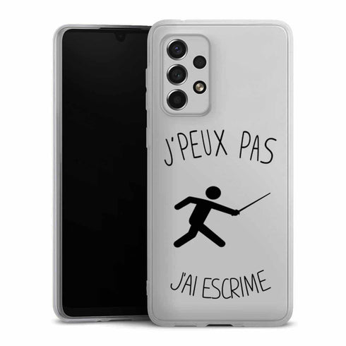 Coque Samsung Galaxy A33 5G Je peux pas j'ai Escrime