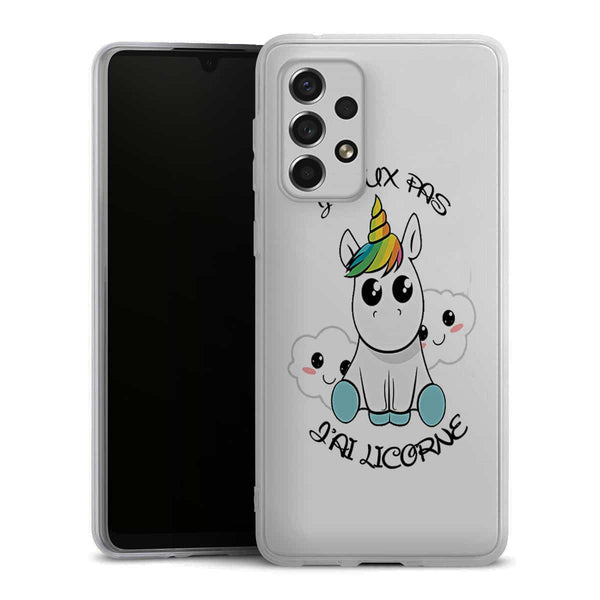 Coque Samsung A33 5G Je Peux pas j'ai Licorne