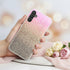 Coque portable Samsung Galaxy A34 5G personnalisée Aesthetic motif Pink Glitter way