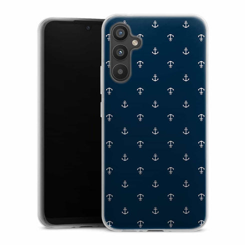 Coque pour Samsung A34 5G Ancre Blue Marine