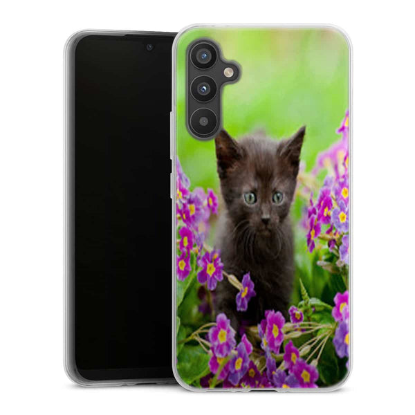 Coque Samsung Galaxy A34 5G Bebe Chaton Mignon