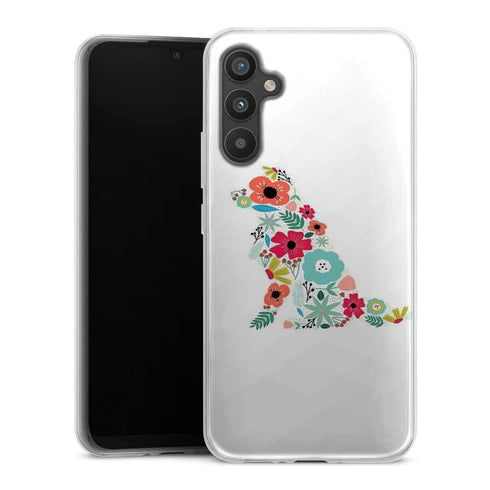 Coque Samsung Galaxy A34 5G Border Collie floral