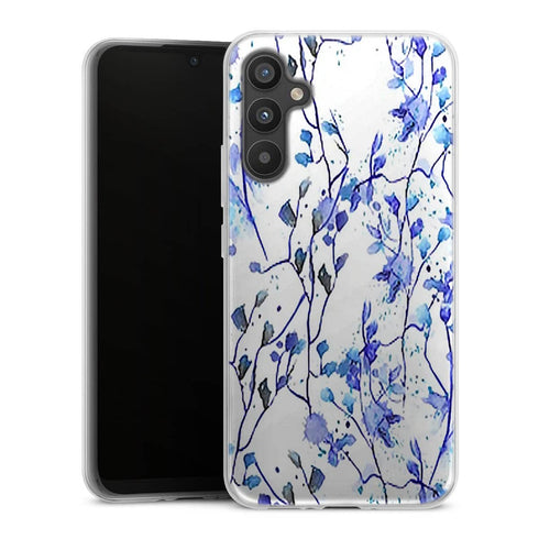 Coque Samsung Galaxy A34 5G Branches Bleues