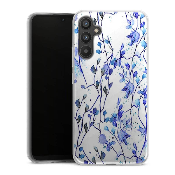 Coque Samsung Galaxy A34 5G Branches Bleues