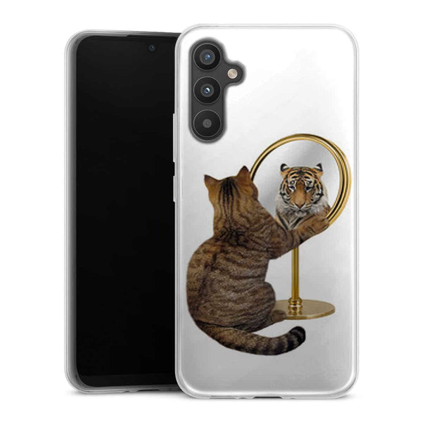 Coque Samsung Galaxy A34 5G Chat Tigre