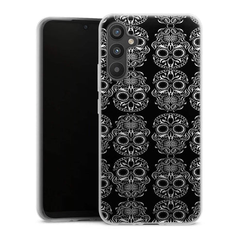 Coque Samsung A34 5G Calavera Noir et Blanc