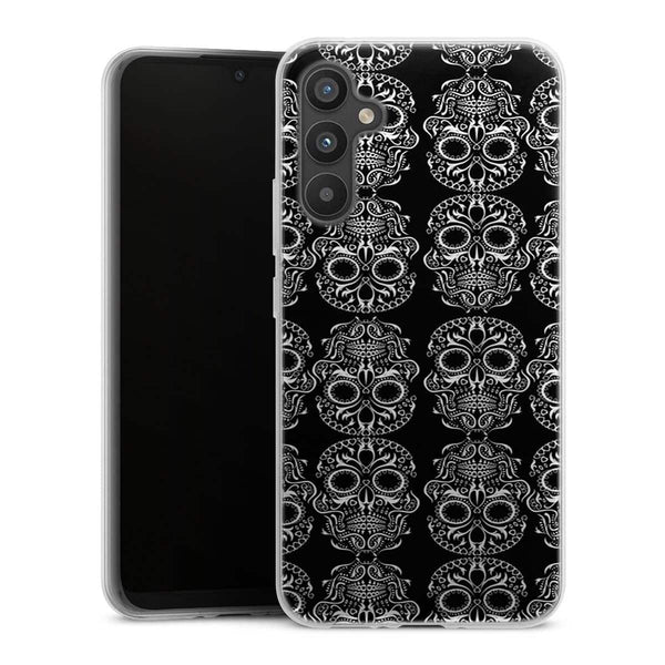 Coque Samsung A34 5G Calavera Noir et Blanc