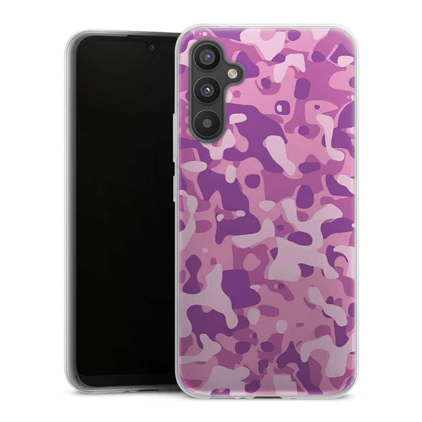 Coque pour Samsung A34 5G Camo Rose Army