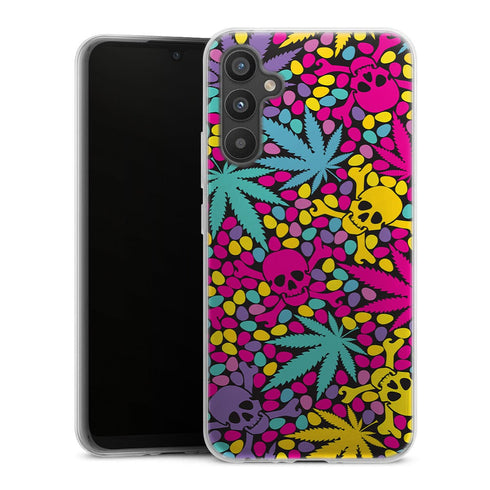 Coque Samsung A34 5G Cana Skull colors