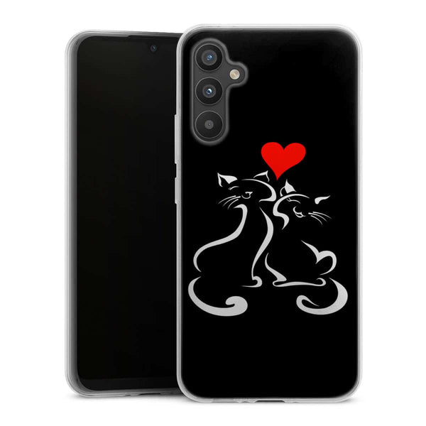 Coque Samsung Galaxy A34 5G Cats Love