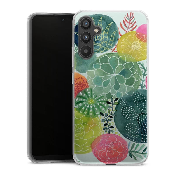 Coque Samsung Galaxy A34 5G Cercles Succulents