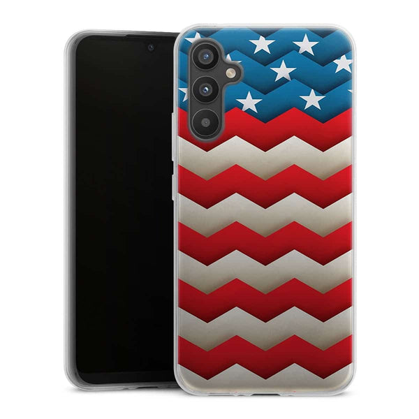 Coque pour Samsung A34 5G Usa Chevrons Vote