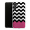 Coque pour Samsung A34 5G Chevrons Colorés Rose et Noir