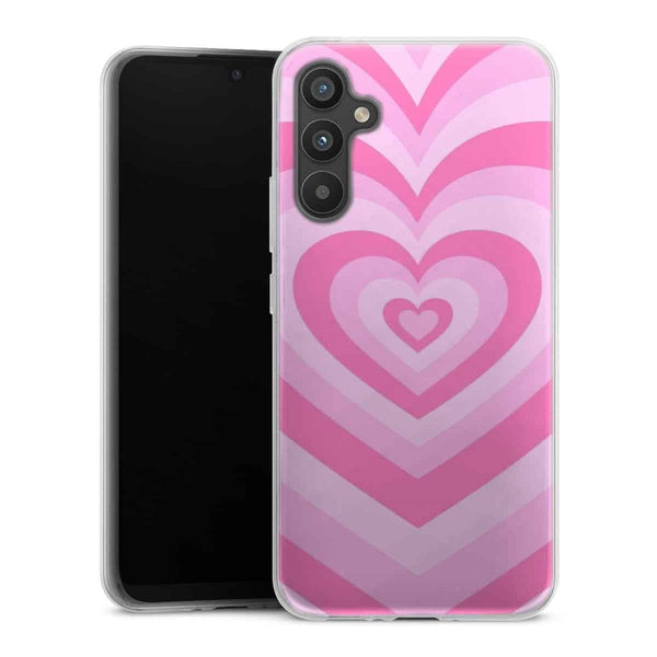 Coque Samsung Galaxy A34 5G Coeur Rose