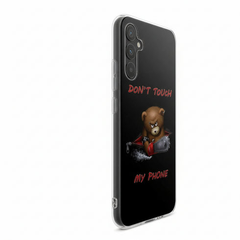 protection smartphone robuste pour Samsung a34 5G, message humoristique