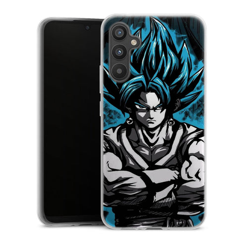 coque samsung A34 5G Dragon Ball Super Goku SSJ God