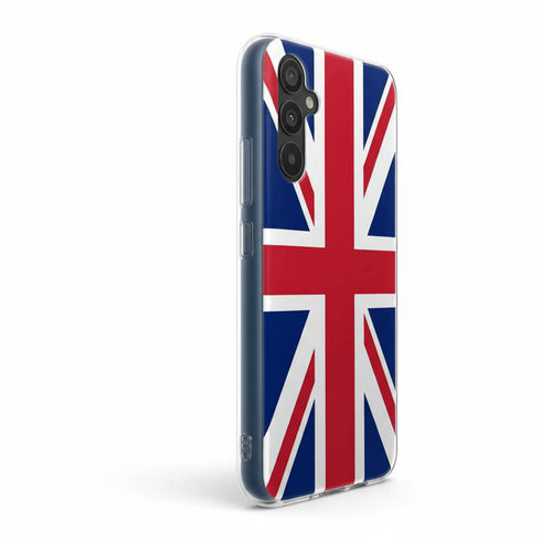Coque renforcée pour Samsung Galaxy A34 5G drapeau anglais, personnalisée et livrée en 48h