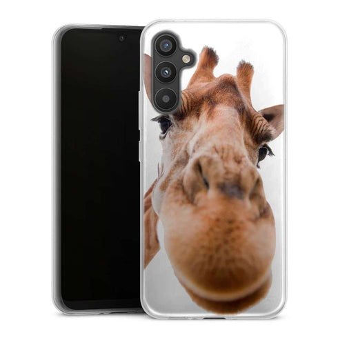 Coque Samsung Galaxy A34 5G Drôle de Girafe