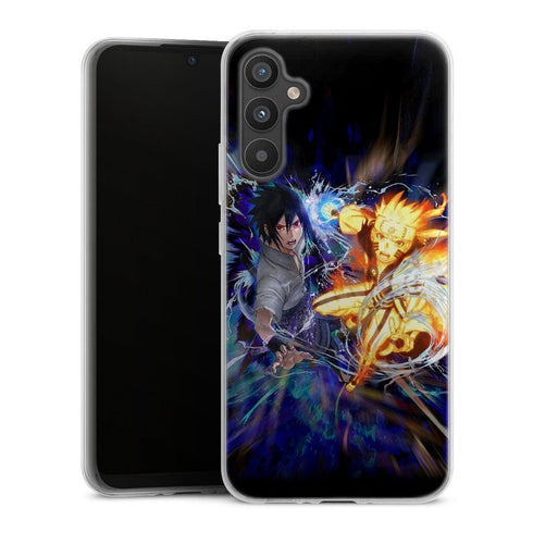coque samsung A34 5G Fight Naruto Sasuke