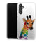 Coque Samsung Galaxy A34 5G Girafe Mulicouleurs