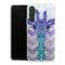 Coque Samsung Galaxy A34 5G Glitter Girafe Bleu