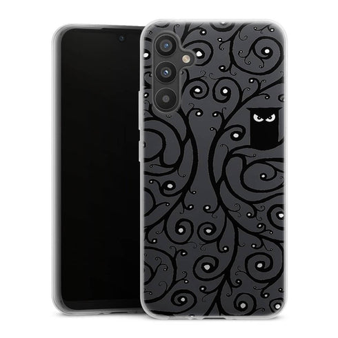 Coque Samsung Galaxy A34 5G Hibou Noir et Blanc