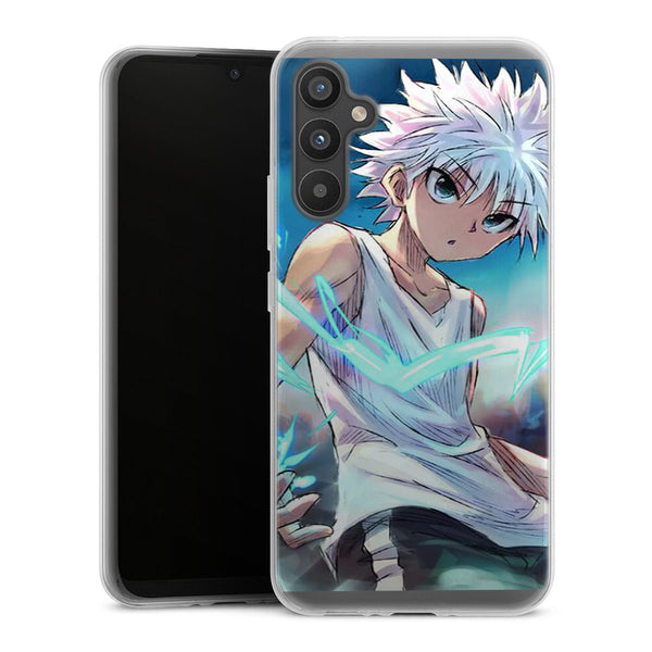 coque samsung A37 5G Hunter X Hunter Kirua Pouvoir Electricite
