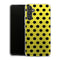 Coque pour Samsung A34 5G Jaune à Pois Noirs