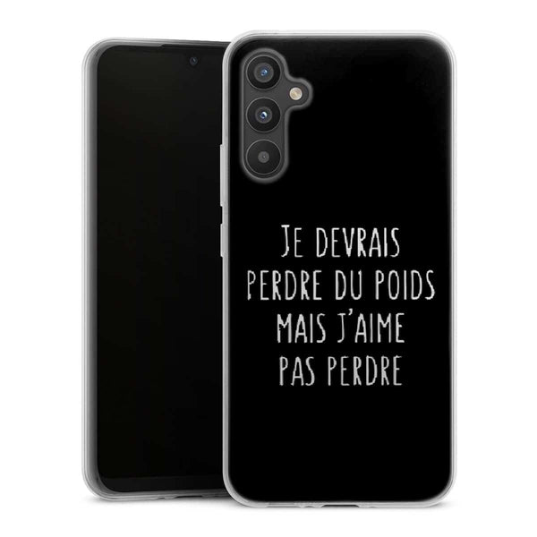 Coque Samsung A34 5G Je devrai perdre du poids mais je n'aime pas perdre